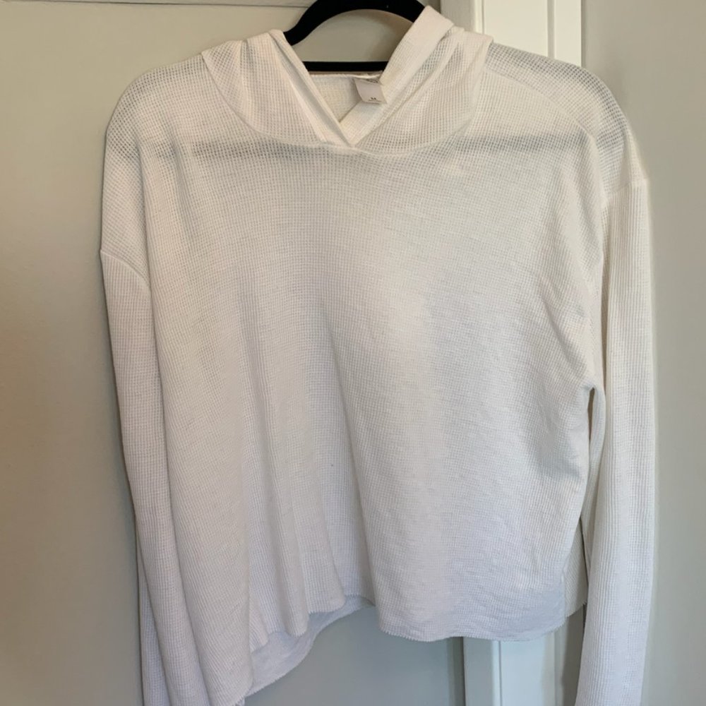 Alternative Waffle Light Pullover - Cropped - image 1